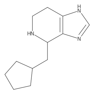 4-(cyclopentylmethyl)-3H,4H,5H,6H,7H-imidazo[4,5-c]pyridine Structure