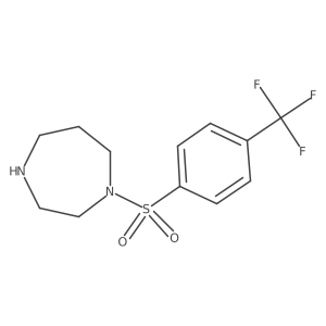 1-(4-Trifluoromethylphenylsulphonyl)homopiperazine结构式