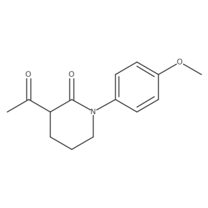 3-Acetyl-1-(4-methoxyphenyl)piperidin-2-one Structure