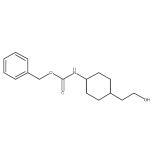 benzyl N-[(1r,4r)-4-(2-hydroxyethyl)cyclohexyl]carbamate结构式