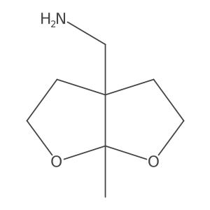 Rel-((3ar,6as)-6a-methyltetrahydrofuro[2,3-b]furan-3a(6aH)-yl)methanamine Structure