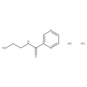 N-(2-Aminoethyl)pyrazine-2-carboxamide dihydrochloride Structure