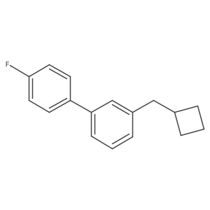 1-[3-(Cyclobutylmethyl)phenyl]-4-fluorobenzene结构式
