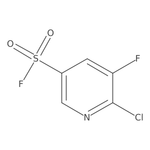 6-Chloro-5-fluoropyridine-3-sulfonyl fluoride Structure