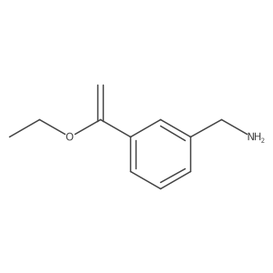 [3-(1-Ethoxyethenyl)phenyl]methanamine结构式