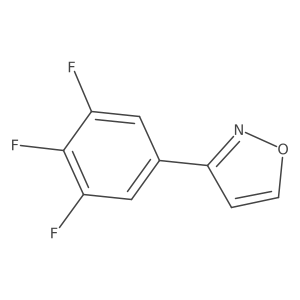 3-(3,4,5-Trifluorophenyl)-1,2-oxazole Structure