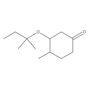 4-Methyl-3-[(2-methylbutan-2-yl)oxy]cyclohexan-1-one结构式