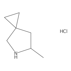 (6R)-6-methyl-5-azaspiro[2.4]heptane hydrochloride Structure