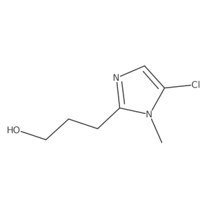 3-(5-chloro-1-methyl-1H-imidazol-2-yl)propan-1-ol Structure