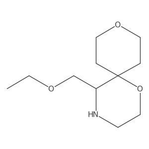 5-(Ethoxymethyl)-1,9-dioxa-4-azaspiro[5.5]undecane Structure