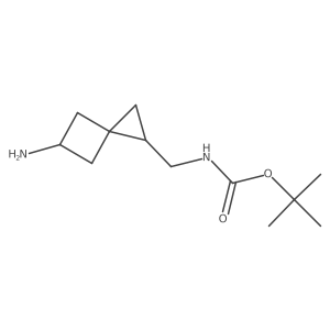 tert-butyl N-({5-aminospiro[2.3]hexan-1-yl}methyl)carbamate Structure