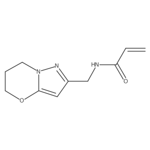 N-(6,7-Dihydro-5H-pyrazolo[5,1-b][1,3]oxazin-2-ylmethyl)prop-2-enamide Structure
