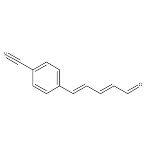 4-[(1E,3E)-5-Oxo-1,3-pentadienyl]benzonitrile结构式