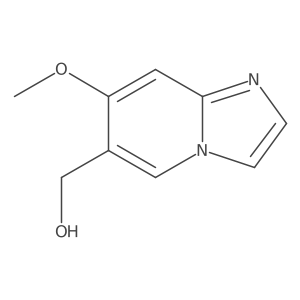 7-Methoxyimidazo[1,2-a]pyridine-6-methanol Structure