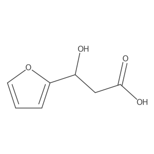 (3R)-3-(furan-2-yl)-3-hydroxypropanoic acid结构式