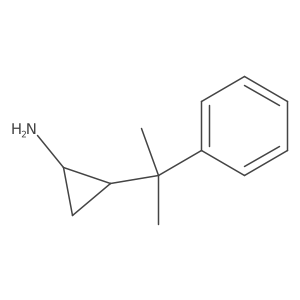 rac-(1R,2S)-2-(2-phenylpropan-2-yl)cyclopropan-1-amine Structure