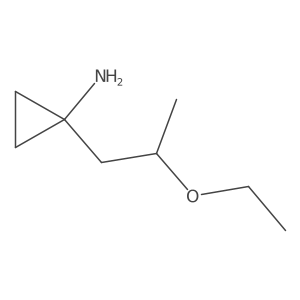 1-(2-Ethoxypropyl)cyclopropan-1-amine结构式