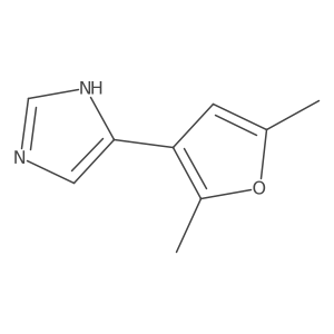 4-(2,5-dimethylfuran-3-yl)-1H-imidazole Structure