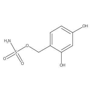 (2,4-Dihydroxyphenyl)methyl sulfamate Structure