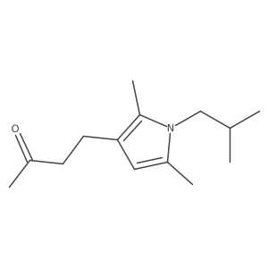 4-[2,5-dimethyl-1-(2-methylpropyl)-1H-pyrrol-3-yl]butan-2-one Structure