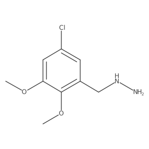 [(5-Chloro-2,3-dimethoxyphenyl)methyl]hydrazine Structure