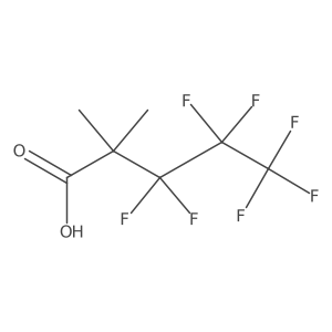 3,3,4,4,5,5,5-Heptafluoro-2,2-dimethylpentanoic acid Structure