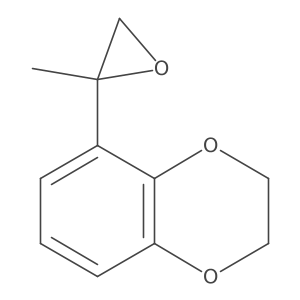 5-(2-Methyloxiran-2-yl)-2,3-dihydro-1,4-benzodioxine结构式