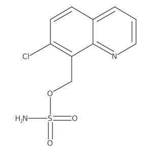 (7-Chloroquinolin-8-yl)methyl sulfamate结构式