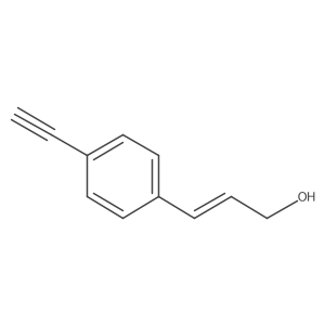 3-(4-Ethynylphenyl)prop-2-en-1-ol结构式