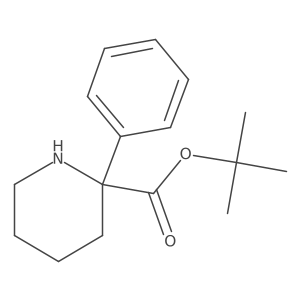 Tert-butyl 2-phenylpiperidine-2-carboxylate Structure