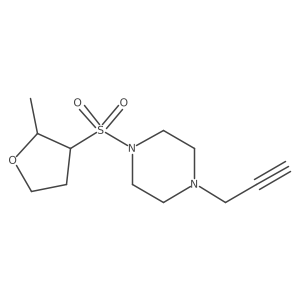 1-[(2-Methyloxolan-3-yl)sulfonyl]-4-(prop-2-yn-1-yl)piperazine Structure
