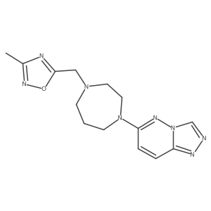 5-((4-([1,2,4]Triazolo[4,3-b]pyridazin-6-yl)-1,4-diazepan-1-yl)methyl)-3-methyl-1,2,4-oxadiazole Structure