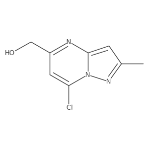 (7-Chloro-2-methylpyrazolo[1,5-a]pyrimidin-5-yl)methanol Structure