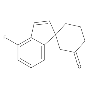 4'-Fluorospiro[cyclohexane-1,1'-inden]-3-one结构式