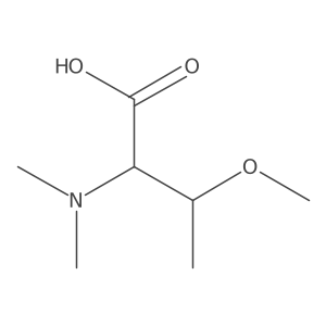 (2S,3R)-2-(dimethylamino)-3-methoxybutanoic acid Structure