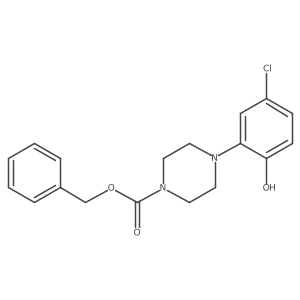 Benzyl 4-(5-chloro-2-hydroxyphenyl)piperazine-1-carboxylate Structure