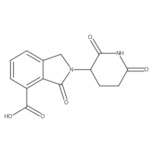 2-(2,6-dioxopiperidin-3-yl)-3-oxo-2,3-dihydro-1H-isoindole-4-carboxylic acid Structure