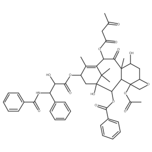 10-Acetoacetyl Paclitaxel (~90%) Structure