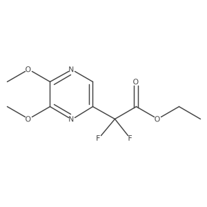 Ethyl 2-(5,6-dimethoxypyrazin-2-YL)-2,2-difluoroacetate结构式