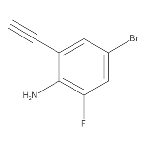 4-Bromo-2-ethynyl-6-fluoroaniline Structure