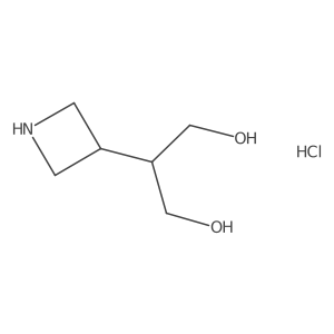 2-(Azetidin-3-yl)propane-1,3-diol hydrochloride Structure