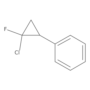 rel-[(1R,2R)-2-Chloro-2-fluorocyclopropyl]benzene结构式