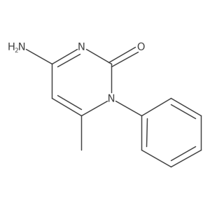 4-amino-6-methyl-1-phenylpyrimidin-2(1H)-one结构式