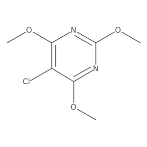5-Chloro-2,4,6-trimethoxypyrimidine Structure