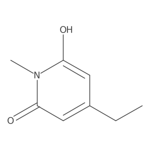 2(1H)-Pyridinone, 4-ethyl-6-hydroxy-1-methyl-结构式