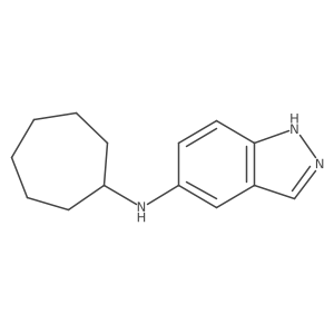 N-cycloheptyl-1H-indazol-5-amine结构式