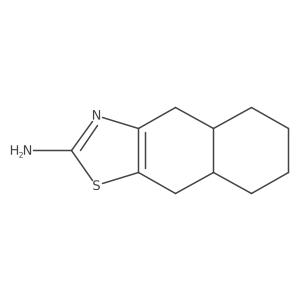 2-Amino-4,4a,5,6,7,8,8a,9-octahydro-naphtho[2,3-d]thiazole Structure