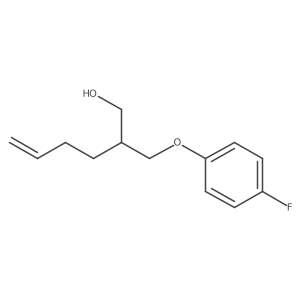 2-[(4-fluorophenoxy)methyl]-5-Hexen-1-ol Structure