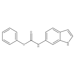 Phenyl 1H-indol-6-ylcarbamate结构式