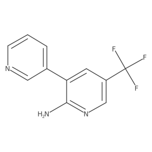 3-(Pyridin-3-yl)-5-(trifluoromethyl)pyridin-2-amine Structure